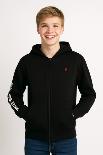 Felpa bambino ragazzo zip - ragazzo,