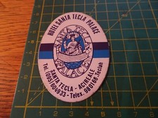 ADESIVO STICKER kleber vintage hotel santa tecla palace acireale