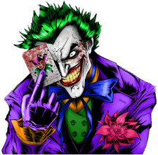 Adesivo Joker dc comics