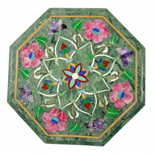 Tavolo marmo verde 18 - in, 18"