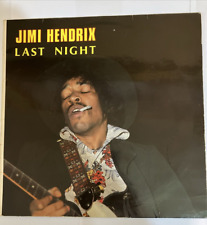 JIMI HENDRIX - LAST NIGHT LP Vinile 33 Giri Ottime Condizioni