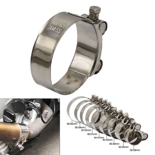 Morsetto tubo scarico moto - morsetto,