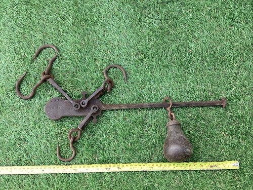 Vintage butchers shop scales - vintage,