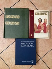 3 Libri Medicina- Guida Medica Enciclopedia e Fisiologia Illustrata- 1966-80