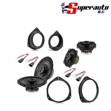 MACROM Kit completo fit Fiat Punto 199 Anteriore e Posteriore 4" casse auto
