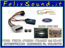 Interfaccia  Comandi  Volante Ford  FIESTA -FUSION -TRANSIT dal 2002 > 2007