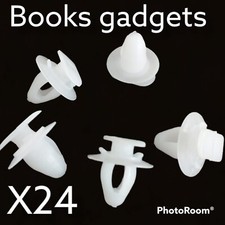 Kit 24 pz Bottoni Clip Bianco