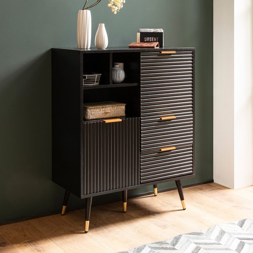 Credenza finebuy comò nero - finebuy,