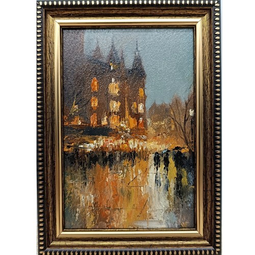 Dipinto olio originale parigi - originale,
