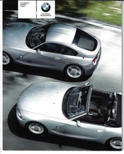 BMW Z4 E85 2006-2008 Brochure mercato Regno Unito Roadster & Coupé 2.0i 2.5i 2.5si 3.0si