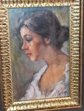 OLIO SU PANNELLO A FIRMA A