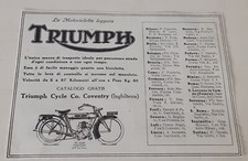 Pubblicità d'epoca Triumph La Motocicletta leggera
