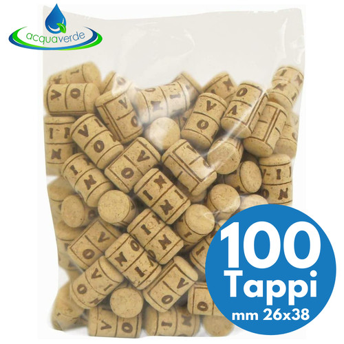 100 tappi sughero - in,