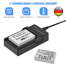 2x NB-5L NB-5LH batteria + caricabatterie per Canon PowerShot SX200 IS IXUS 90 950 980 IS