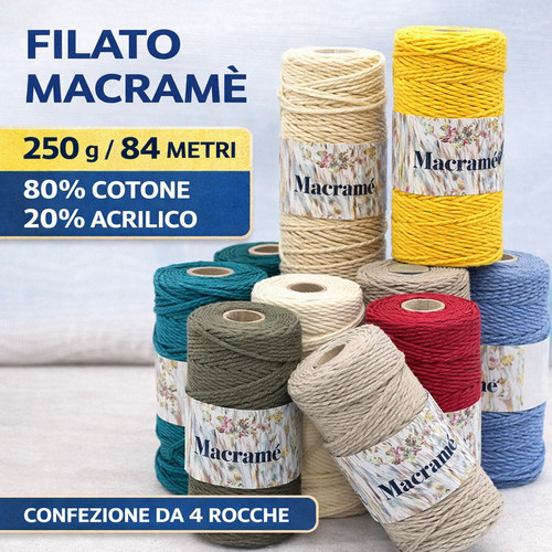 Stock macramè 52 rocche - –,
