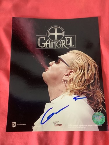 Foto firmata gangrel - foto, rara