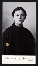 S. GEMMA GALGANI - CON RELIQUIA - mm. 65 X 120 - Passionista