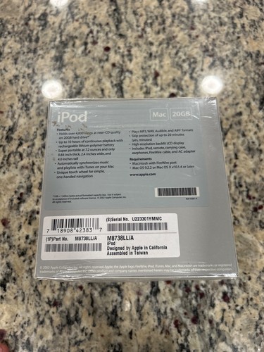 Factory sealed apple - sealed,
