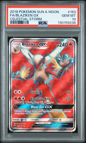 Psa blaziken 153 168 - gx, 153/168