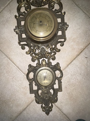 Set vintage barometro orologio - set,