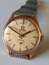 Orologio Titus Mod 2000 meccanico a carica manuale (Link Video)