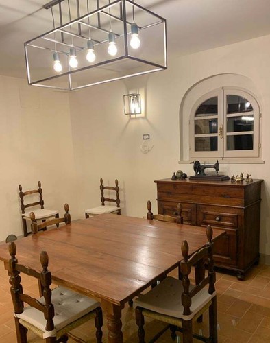 Lampadario bilancia ferro - bilancia, in