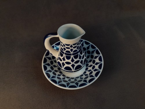 Set brocca lechera piatto in - e,