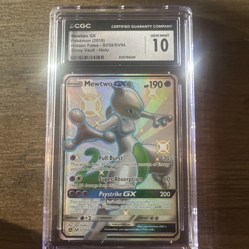 Cgc 10 mewtwo gx - ✨✨,