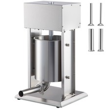 Insaccatrice Elettrica 200W Verticale per Salsiccia in Acciaio Inox 10L
