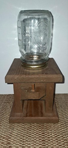 Barattolo muratore legno - , vetro