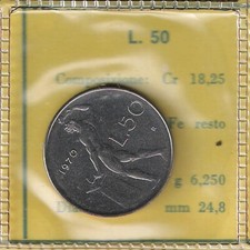 50 Lire 1970 Vulcano -