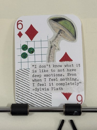 Carta collage citazione sylvia - carta,
