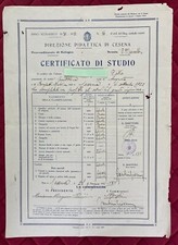 Pagella scolastica 1930 31