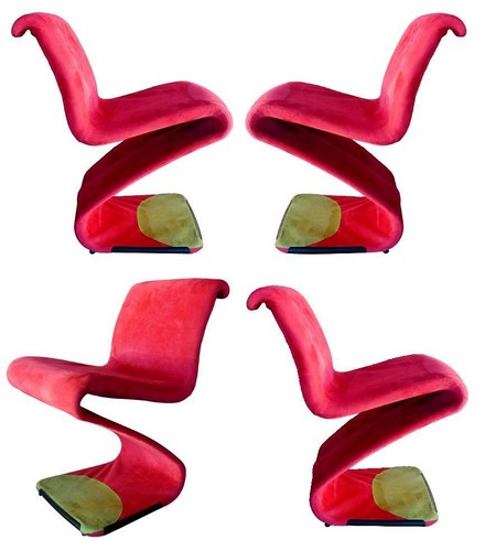 Set quattro rare sedie - set,