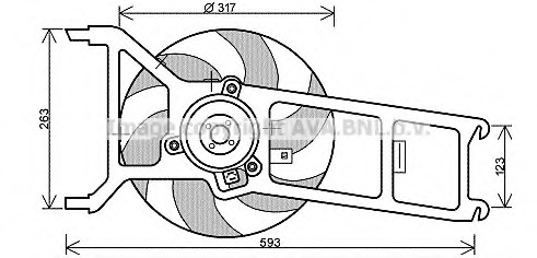 Ventola peugeot 106 d - 1.5,