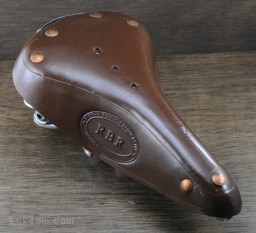 Sella bici pelle marrone - sella,