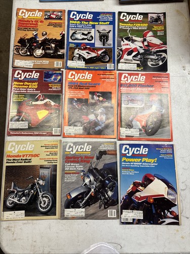 Vintage 1982 cycle magazine - 1982-87,