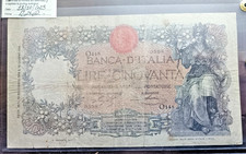 13 Novembre 1919 Regno D'Italia in 50 Lire dei Buoi con Perizia Numismatica