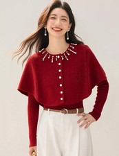 Maglione Donna Rosso Elegante