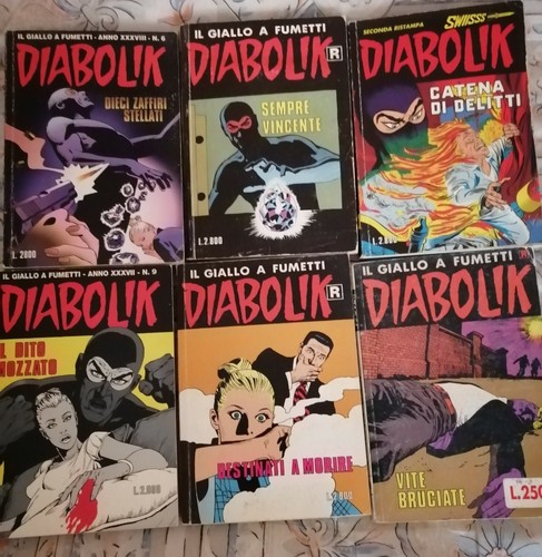 Giornaletti fumetti diabolik - 6, giornaletti/fumetti