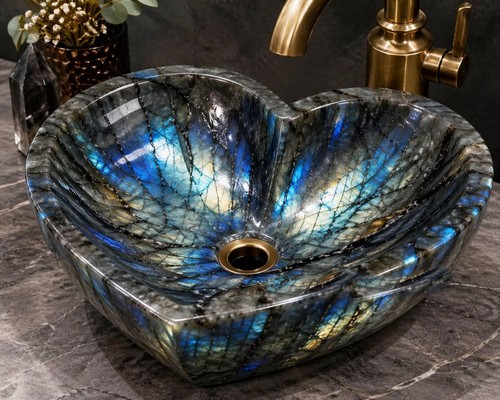 Lavabo pietra labradorite - lavabo,