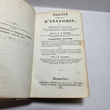Libro Antico Anatomia 1834