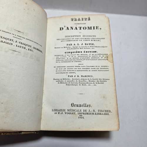 Libro antico anatomia 1834 - anatomia,