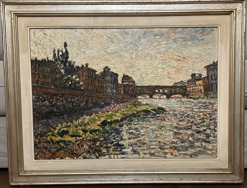 Quadro olio tela guido - quadro,