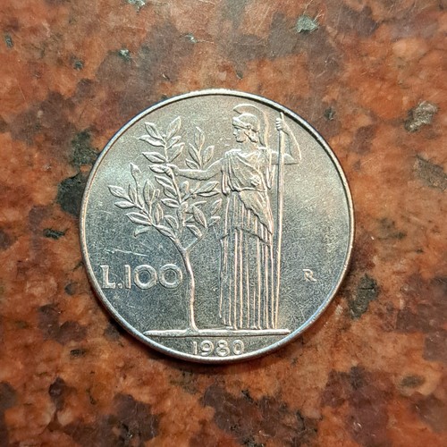 1980 italy 100 - coin,