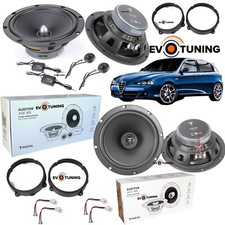 Kit 6 Casse Altoparlanti FOCAL ASE165+ACX165 Anteriori e Posteriori per Alfa 147