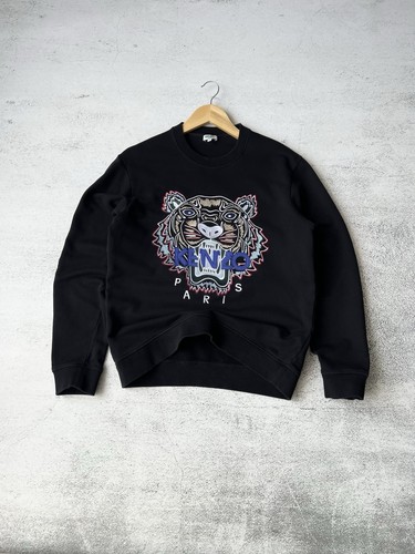 Kenzo black tiger sweatshirt - kenzo,