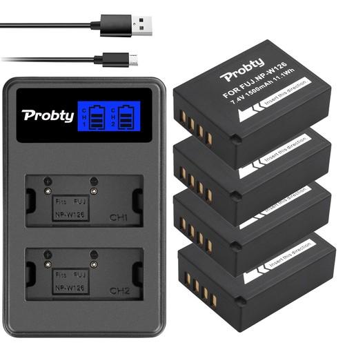 Batteria 1500mah w126 - np-w126, +