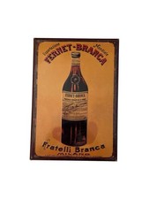 Targa pubblicitaria in metallo