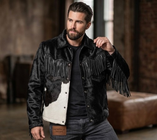 Mens cowhide hair - on, hide